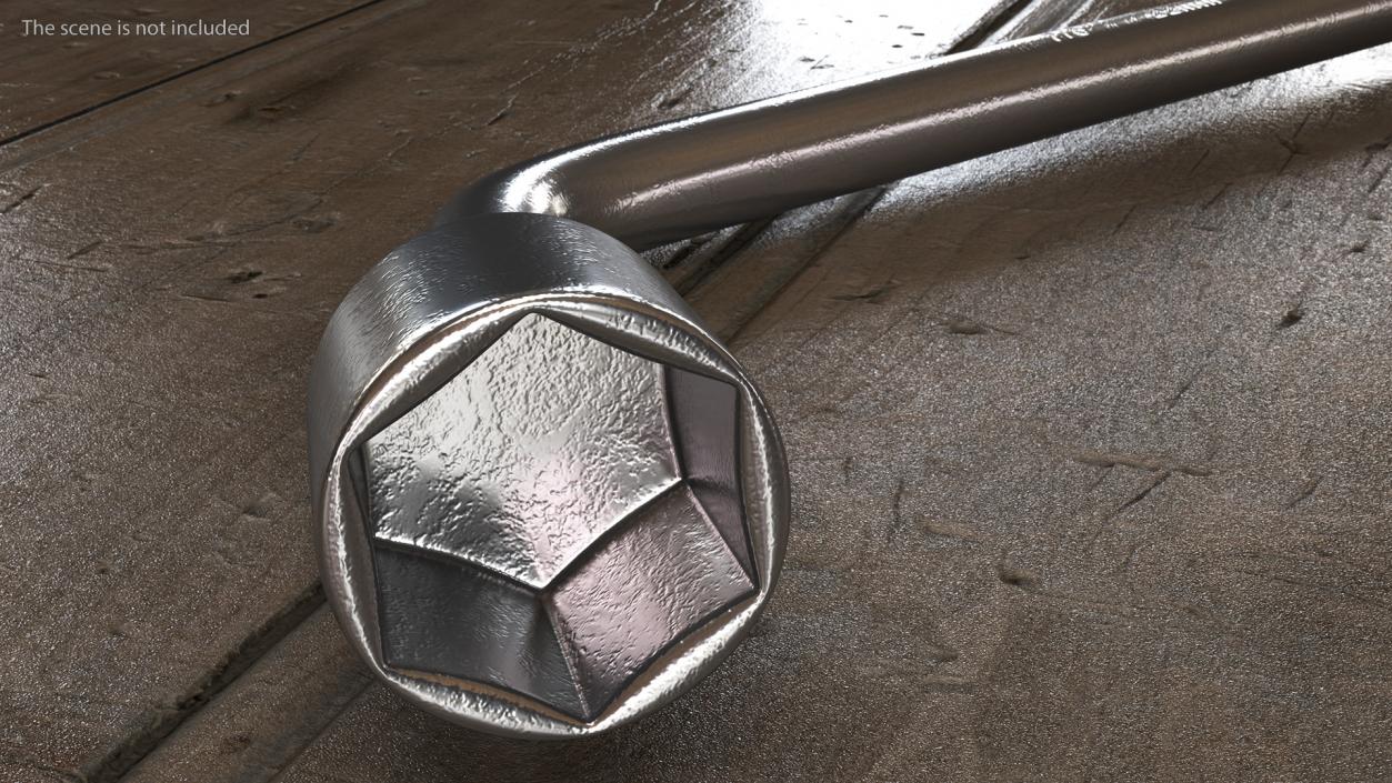 Tire Lug Nut Wrench 3D model