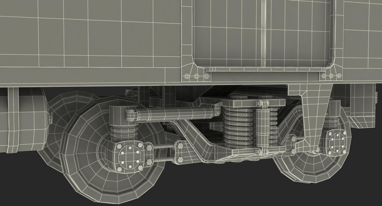 Subway Passanger Wagon R160 Rigged 3D model