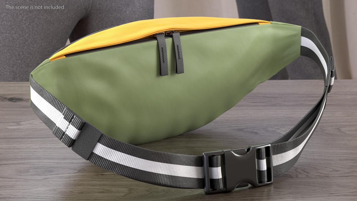 Polyester Waist Bag 3D model