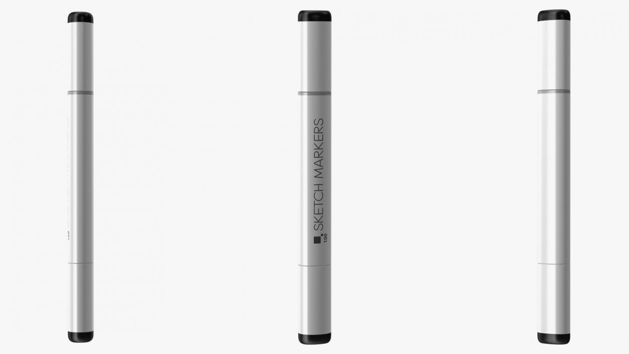 Generic Sketch Marker Black 3D