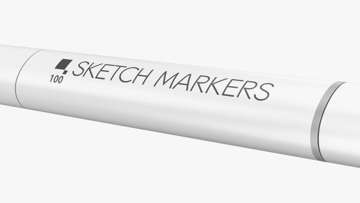 Generic Sketch Marker Black 3D