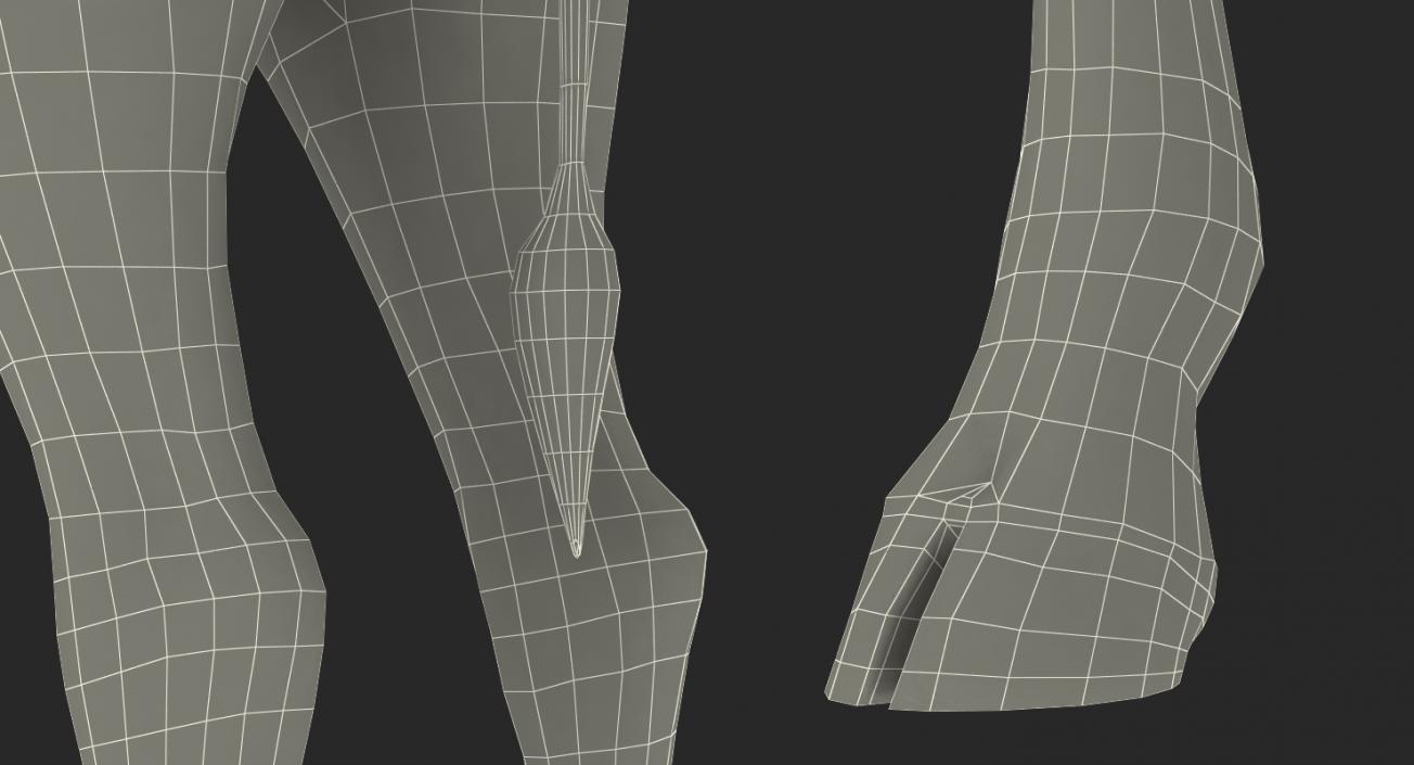 African Giraffe Fur 3D model