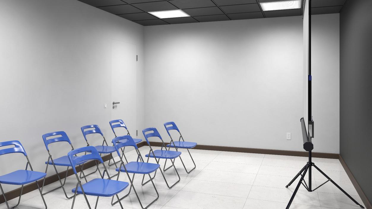 3D Modern Conference Room Interior