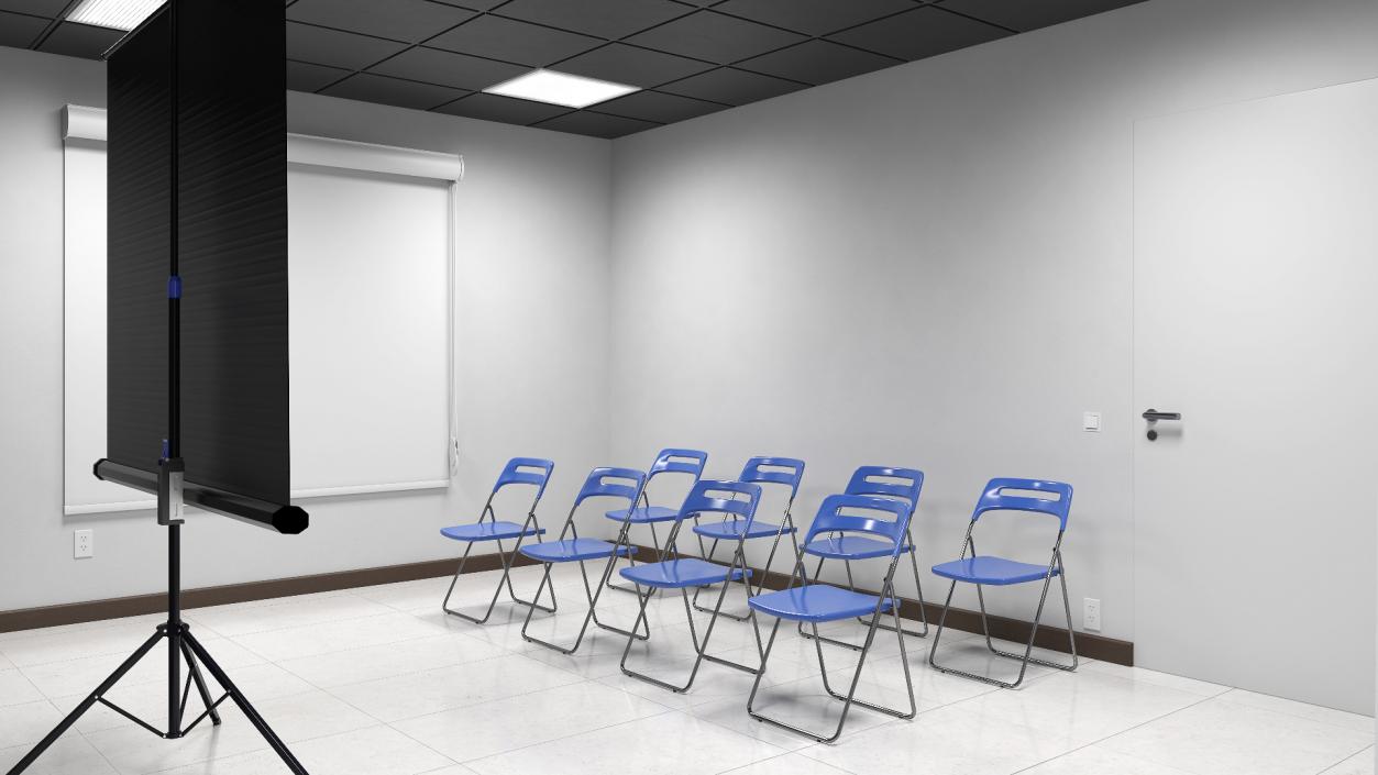 3D Modern Conference Room Interior