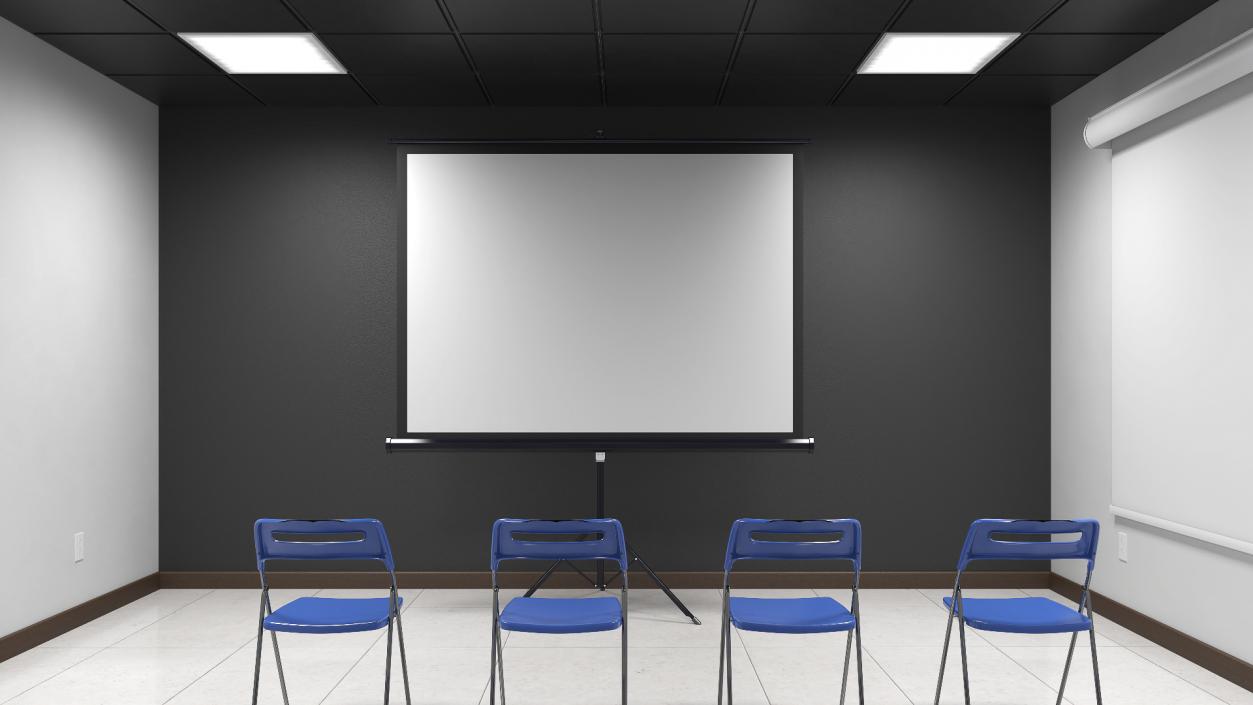 3D Modern Conference Room Interior