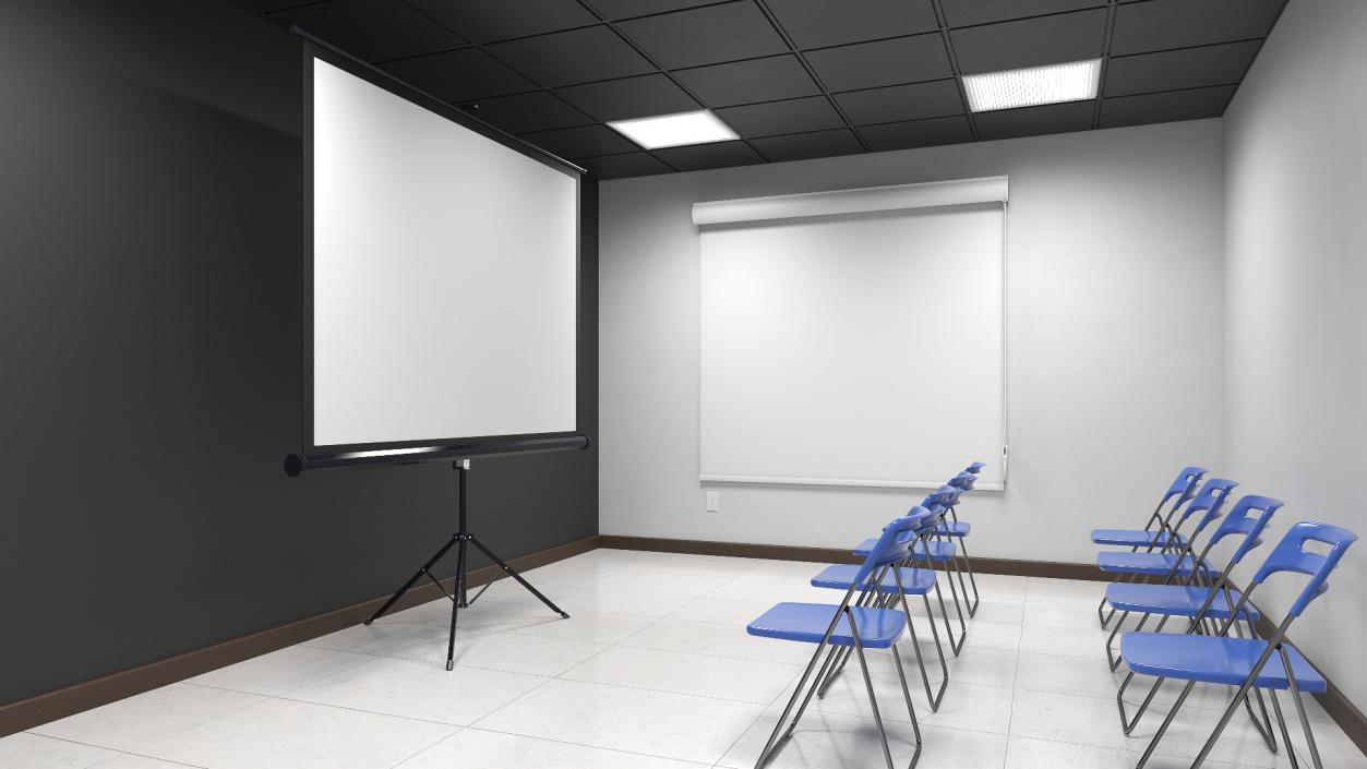 3D Modern Conference Room Interior