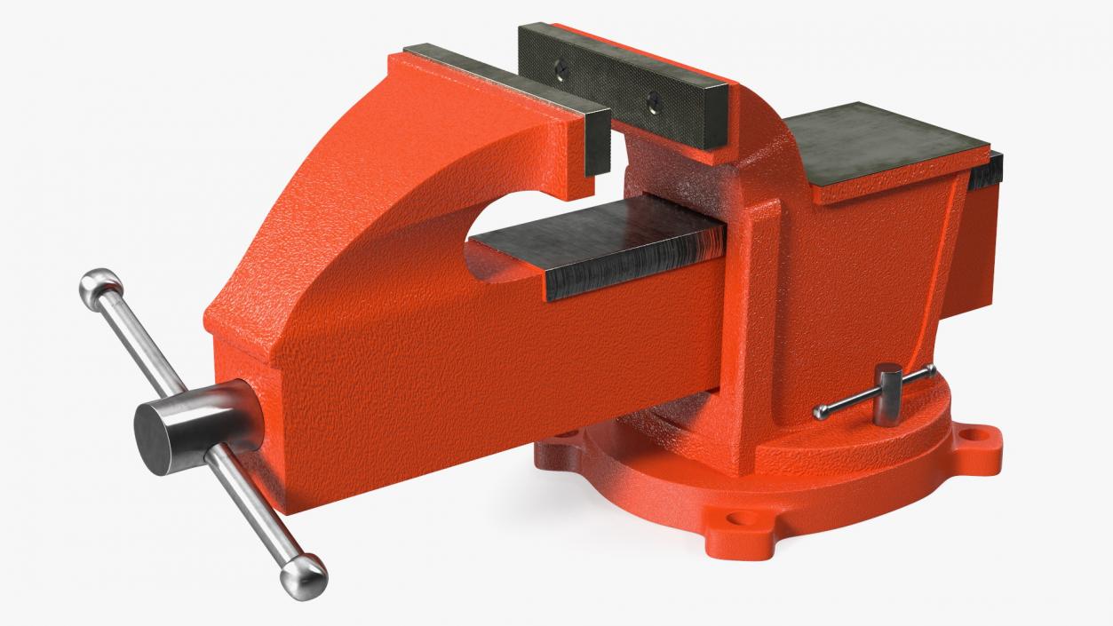 Bench Vise with Swivel Base 3D