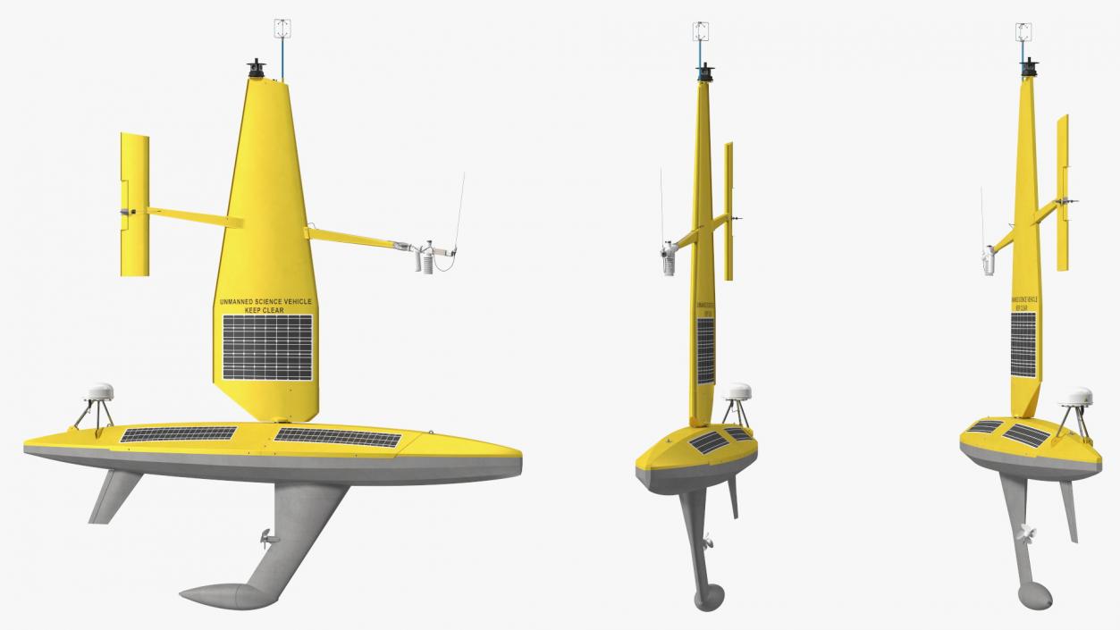 Uncrewed Surface Vehicle 3D model