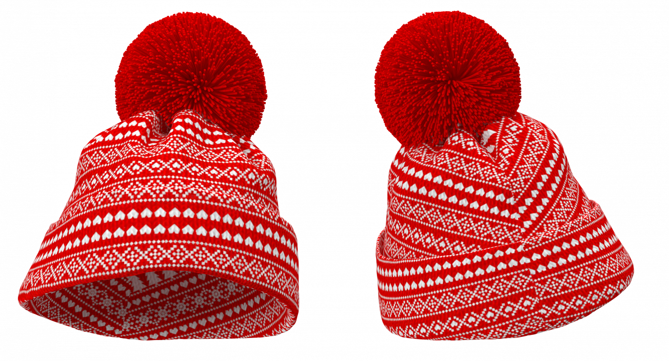 3D model Christmas Winter Hat