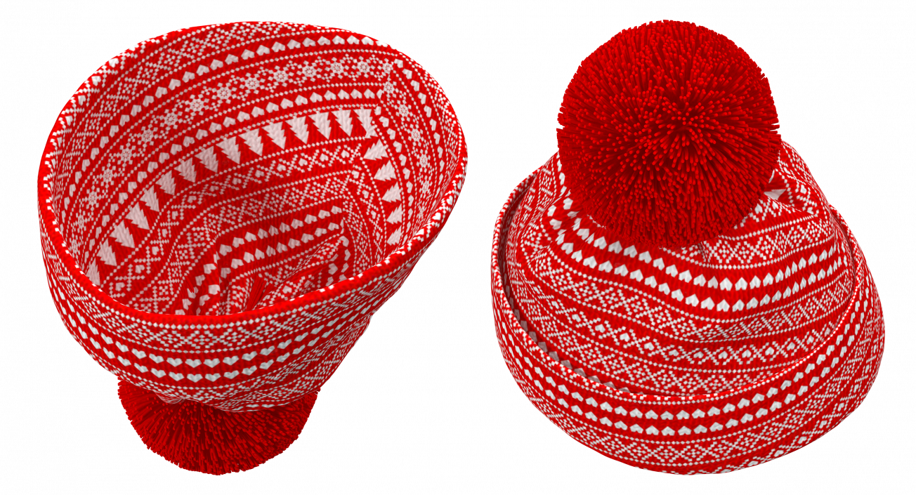 3D model Christmas Winter Hat