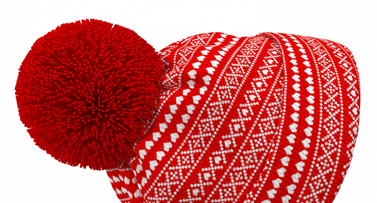 3D model Christmas Winter Hat