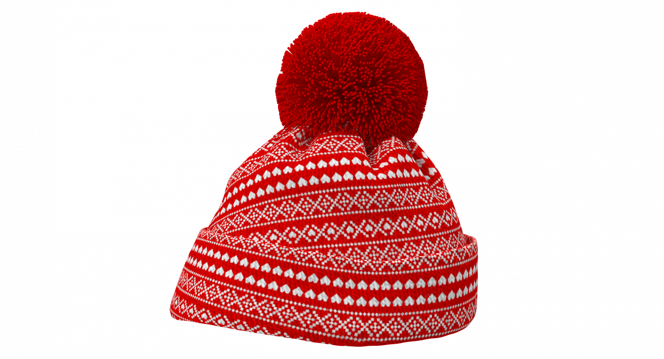 3D model Christmas Winter Hat