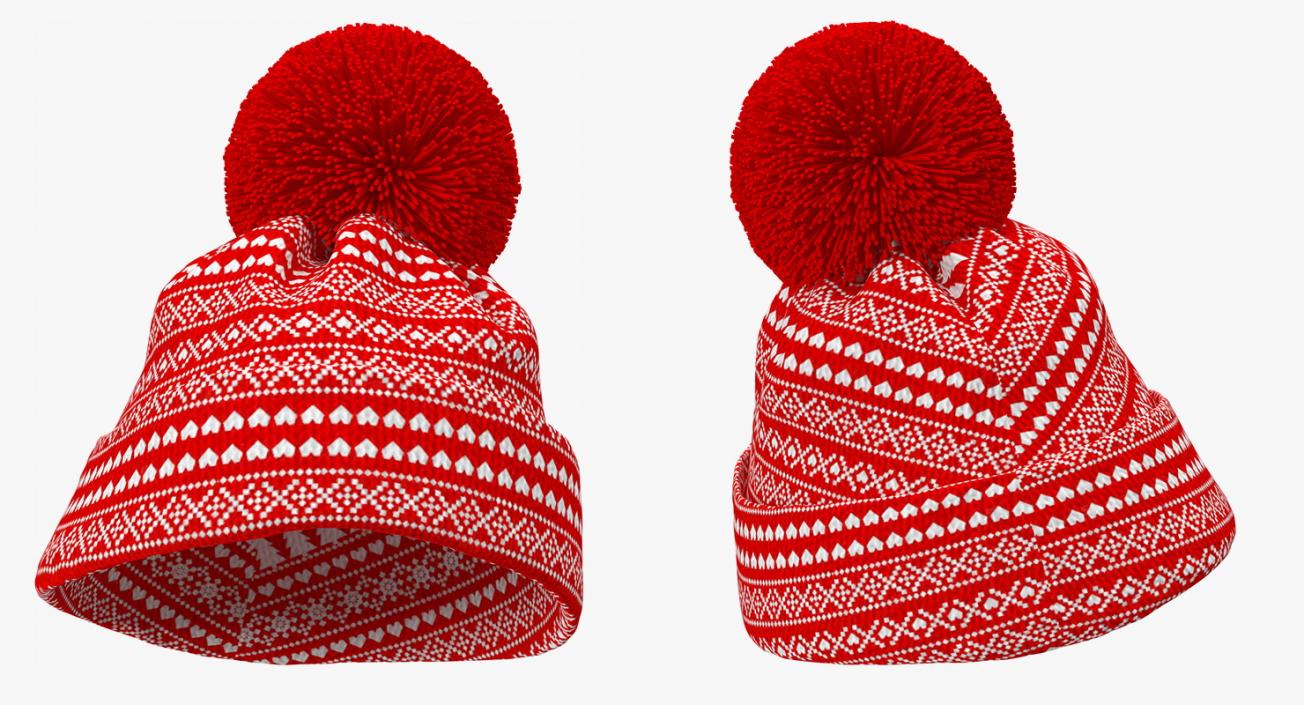 3D model Christmas Winter Hat