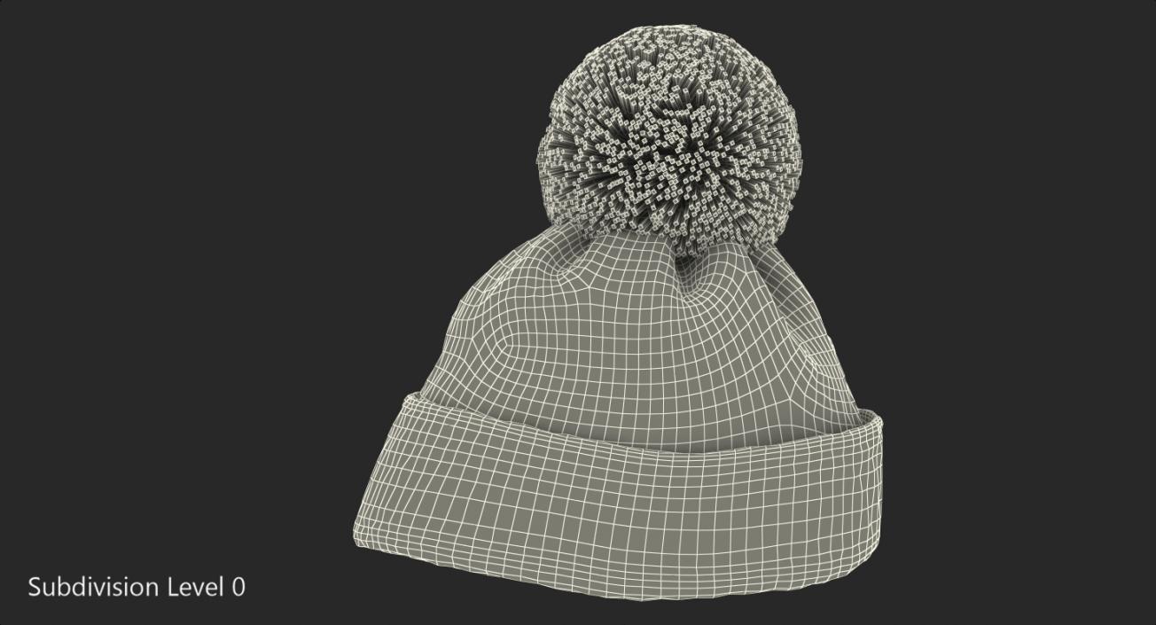 3D model Christmas Winter Hat