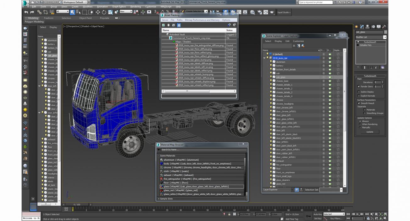 Commercial Truck Generic 3D model