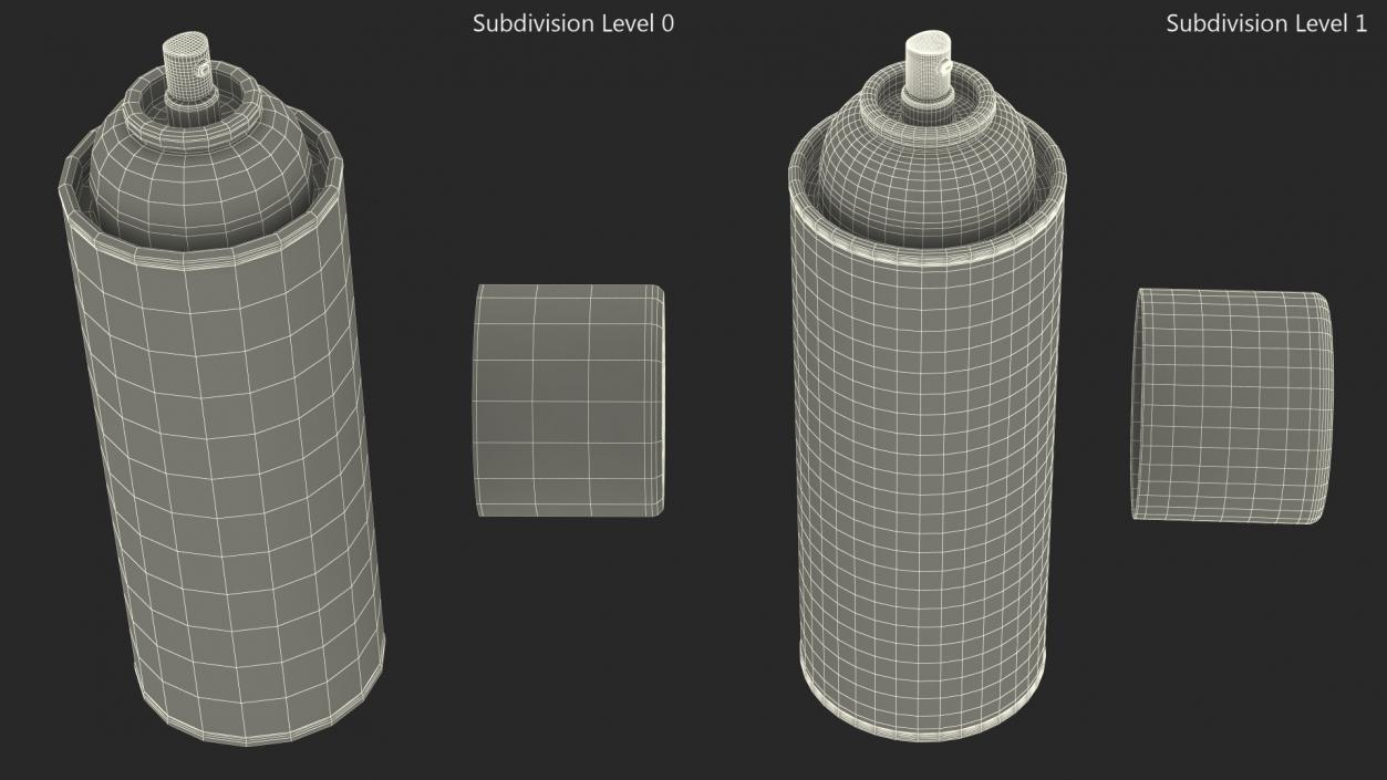 Recycling Black Aerosol Can 3D