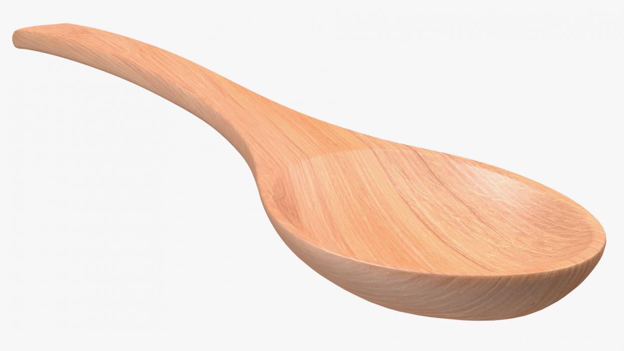 Wooden Spoons with Seeds Collection 2 3D