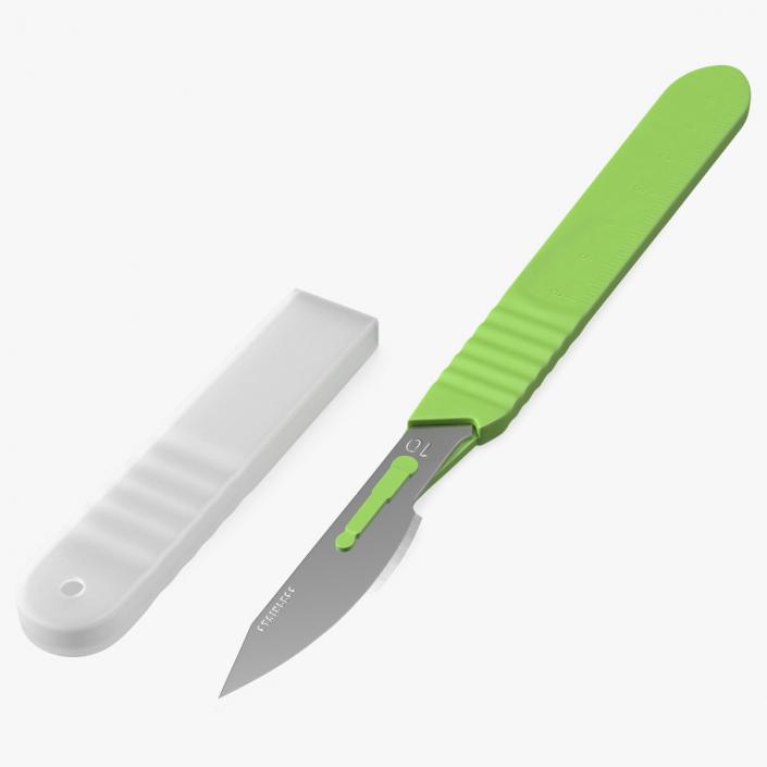 3D model Cynamed Disposable Scalpel with Cap