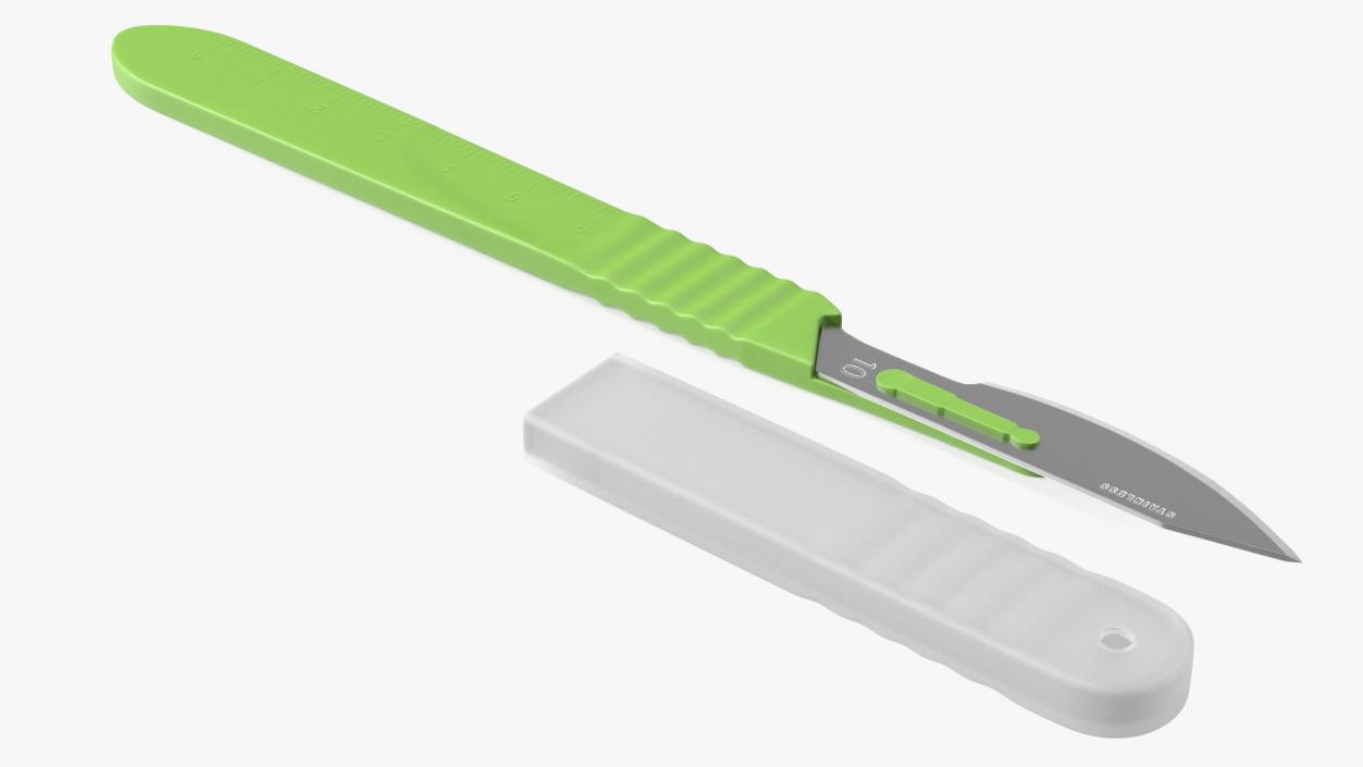 3D model Cynamed Disposable Scalpel with Cap