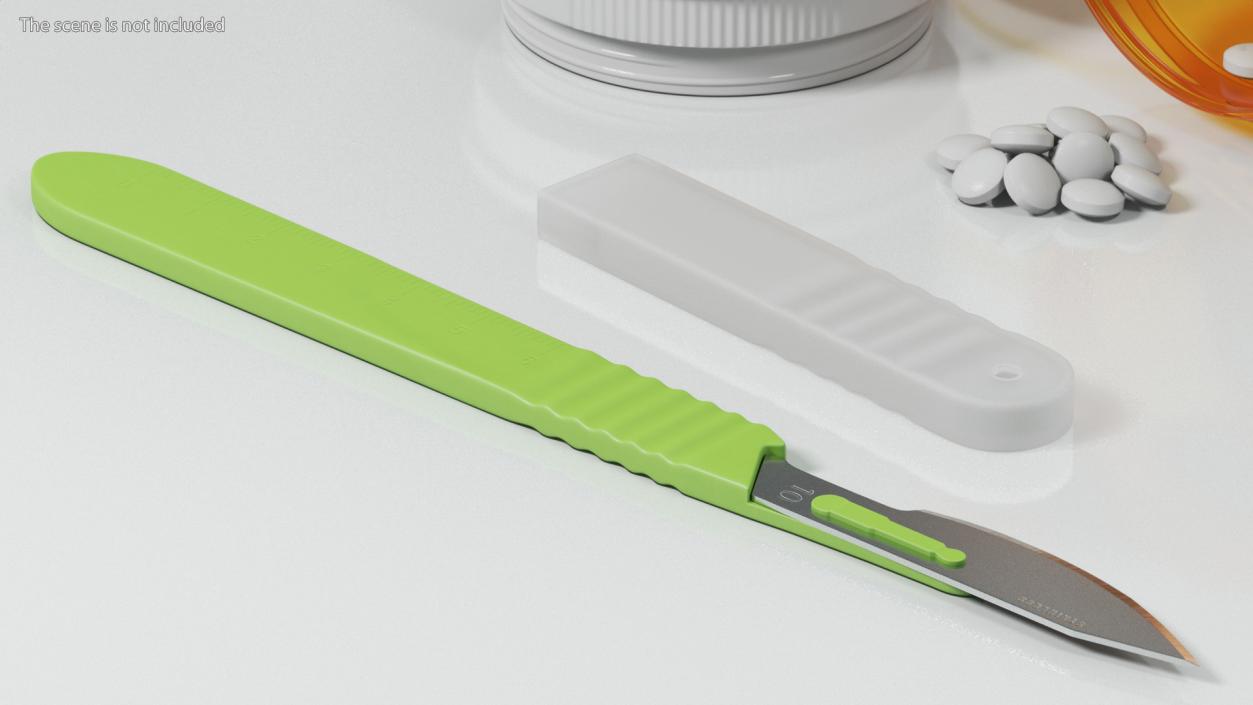 3D model Cynamed Disposable Scalpel with Cap