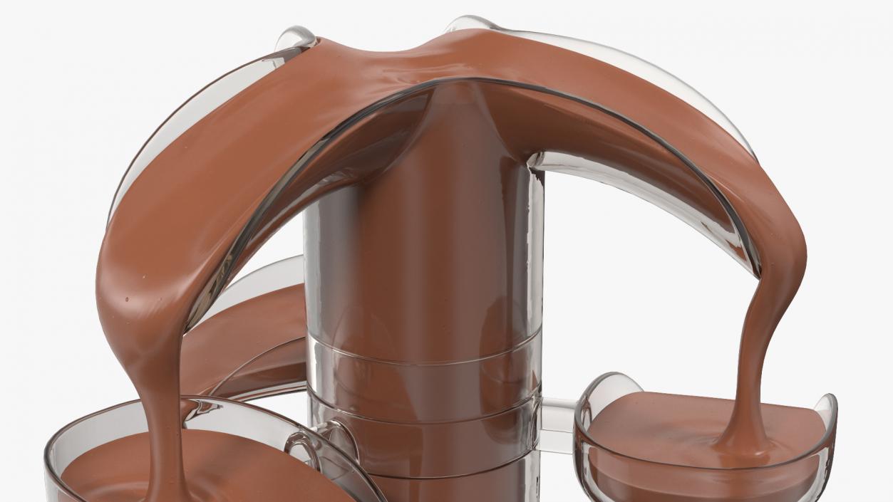 Nostalgia CFF1000 2 Pound Cascading Chocolate Fountain 3D model