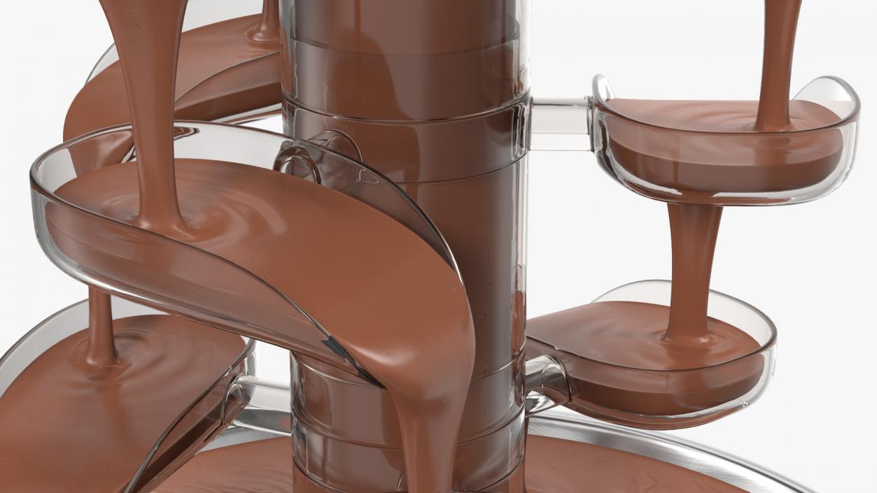 Nostalgia CFF1000 2 Pound Cascading Chocolate Fountain 3D model