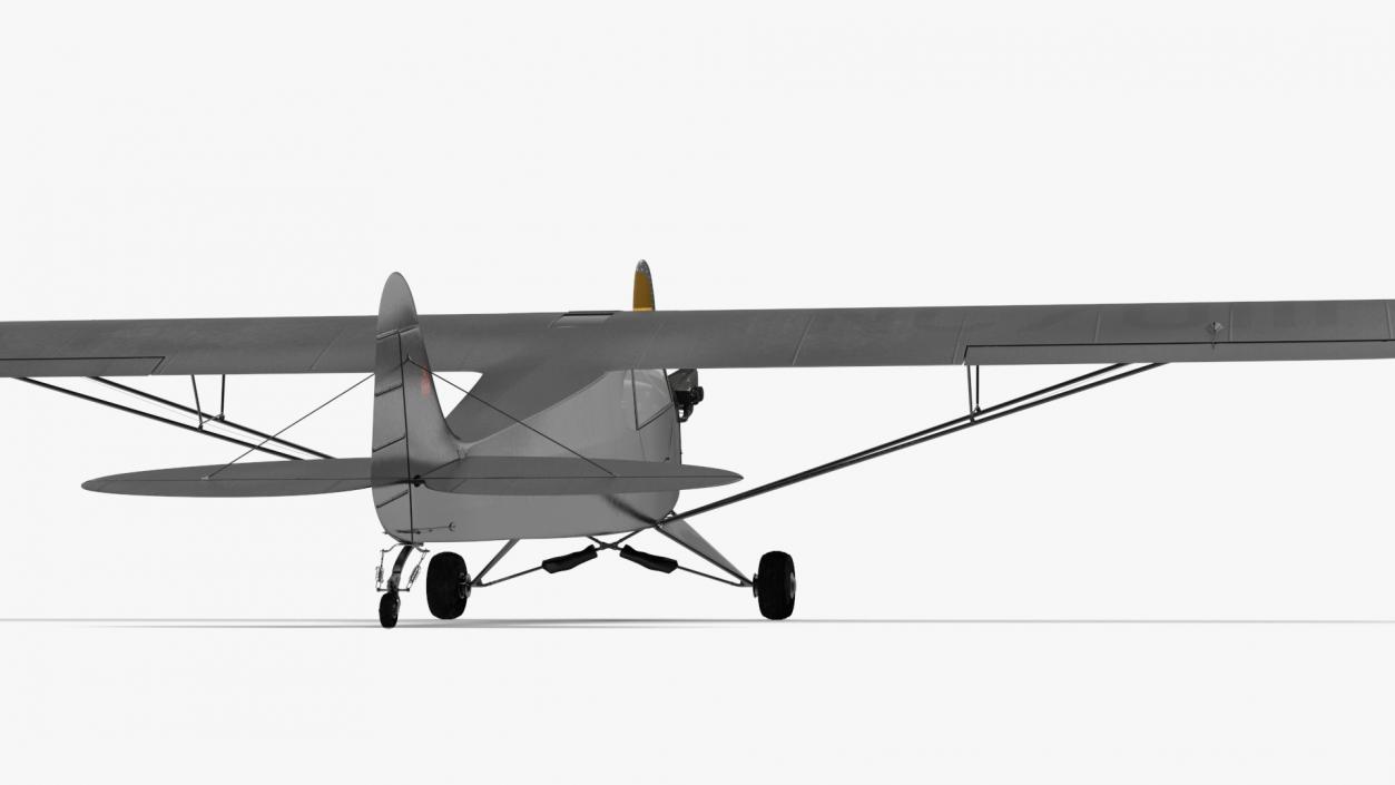 3D Piper Cub Aircraft model