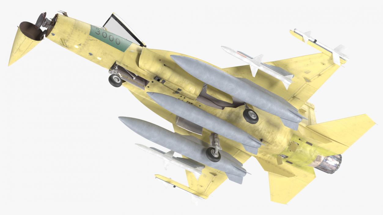 3D JF-17 Prototype with Armament Rigged