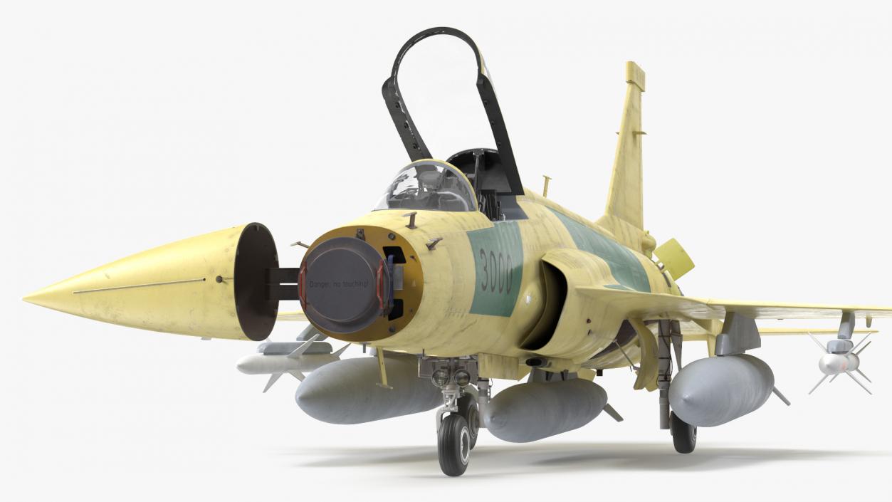 3D JF-17 Prototype with Armament Rigged