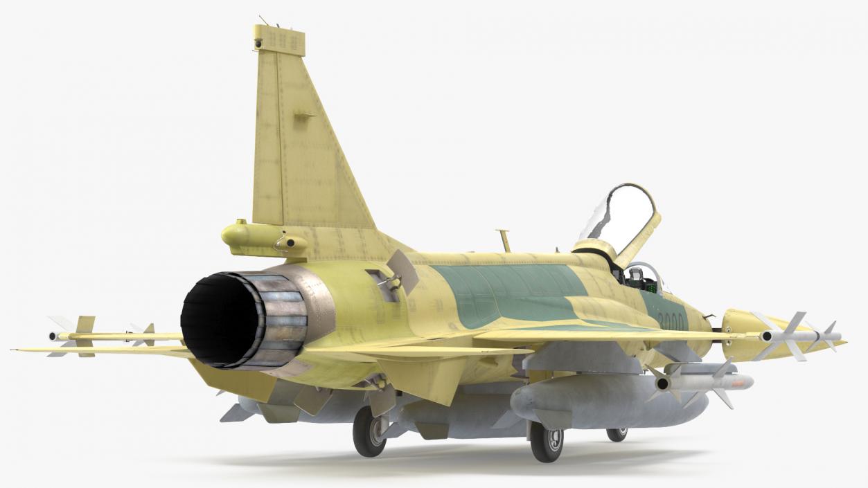 3D JF-17 Prototype with Armament Rigged