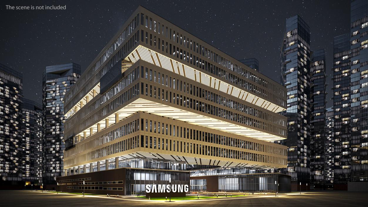 3D model Samsung Campus Night Glow