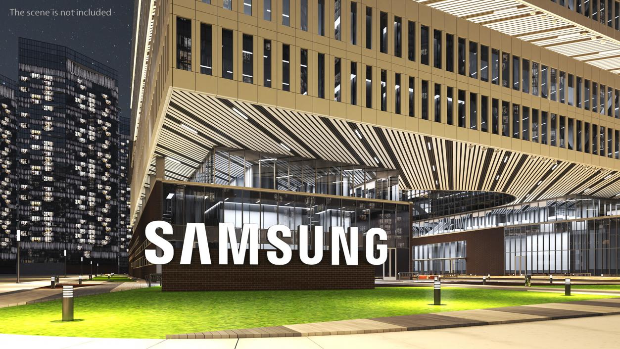 3D model Samsung Campus Night Glow