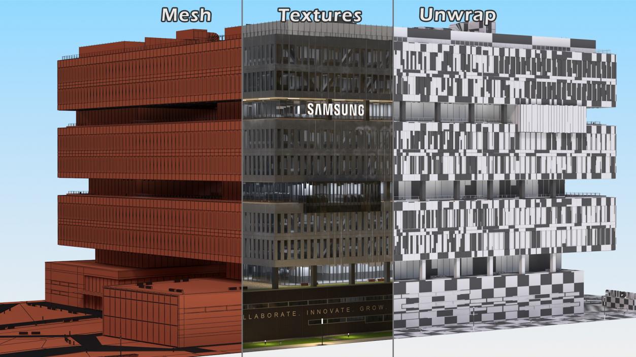 3D model Samsung Campus Night Glow