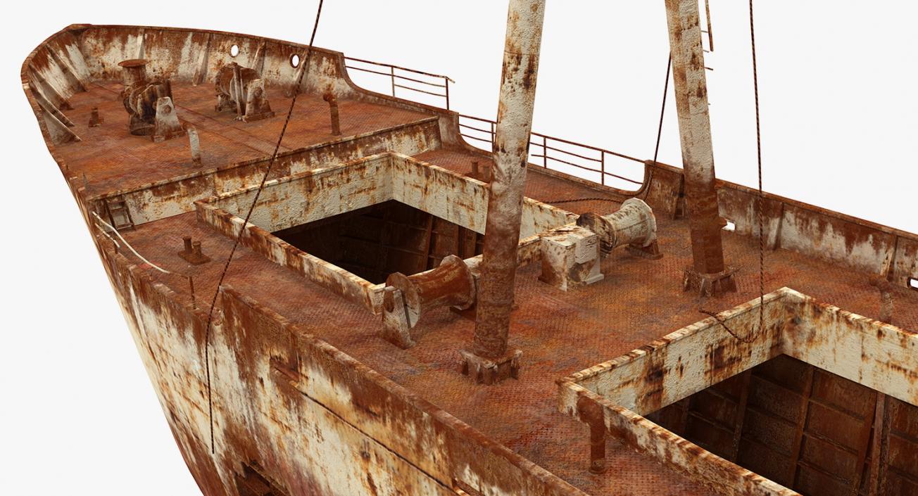 3D Rusty Ship Wreck