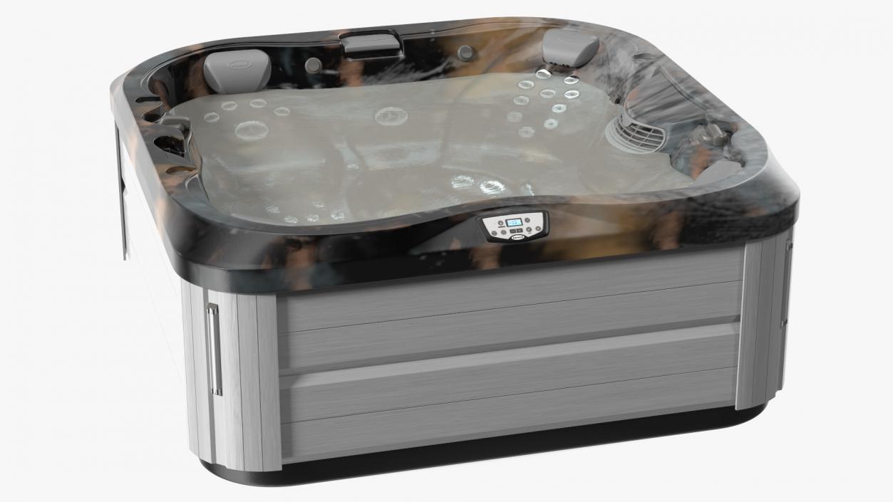 3D Jacuzzi J 335 Hot Tub Midnight with Water