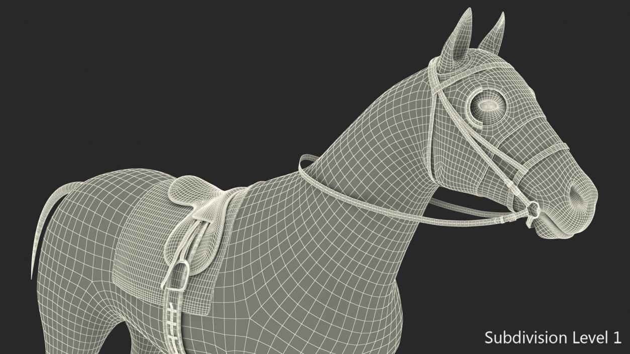 3D model White Racehorse