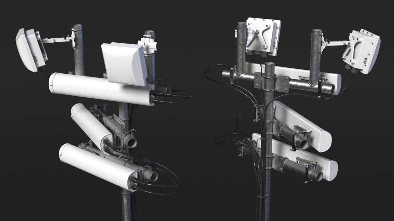 3D Cell Phone Towers Collection model