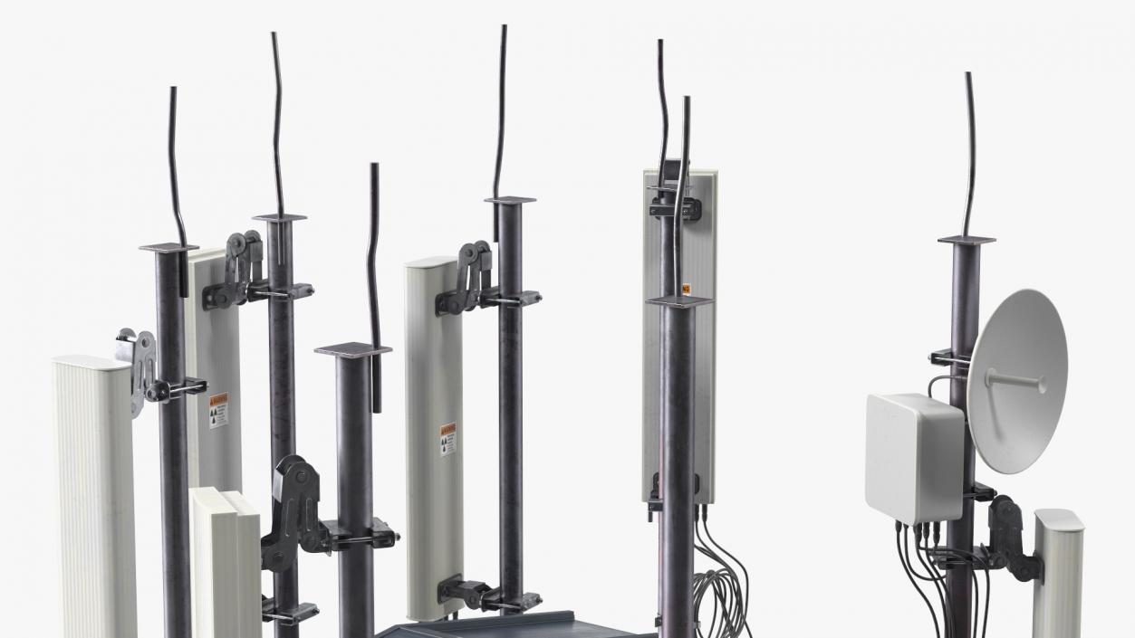 3D Cell Phone Towers Collection model