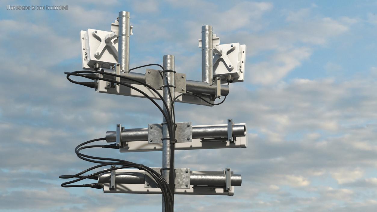 3D Cell Phone Towers Collection model