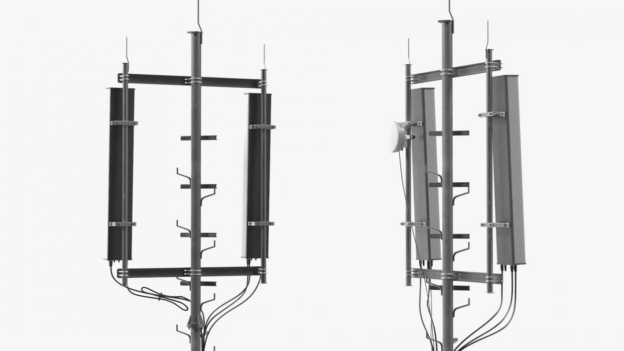 3D Cell Phone Towers Collection model