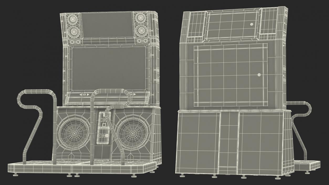 3D model Pump It Up Fiesta 2 Arcade Dance Machine