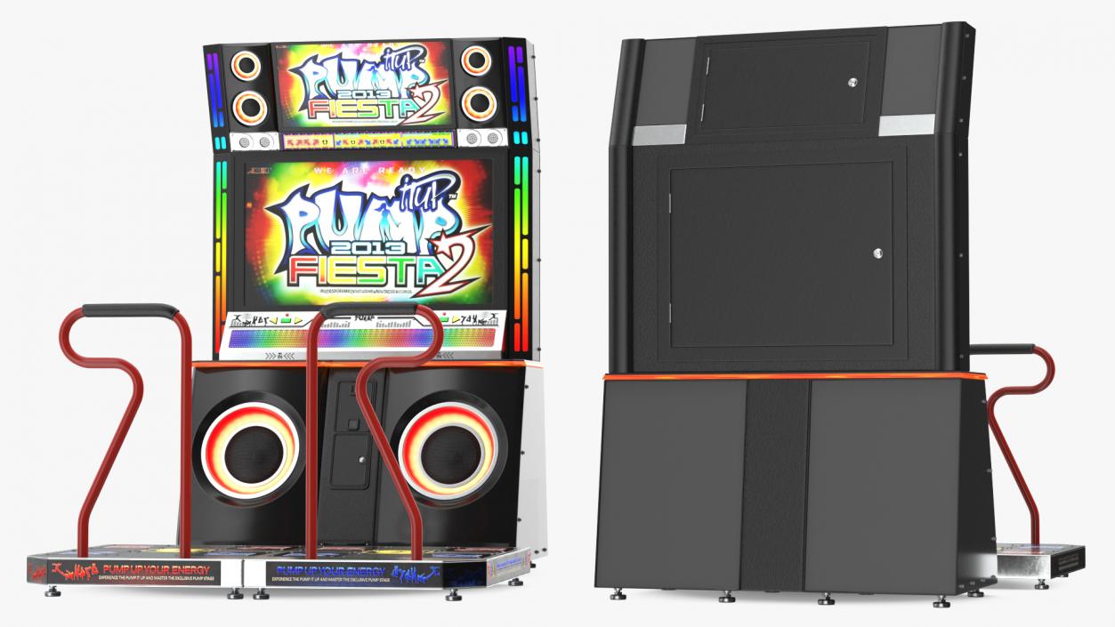 3D model Pump It Up Fiesta 2 Arcade Dance Machine