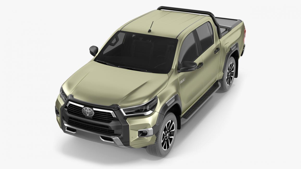 Toyota Hilux 2022 Rigged 3D model