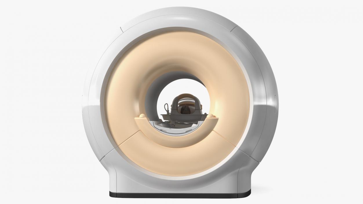 MRI Scanner Philips with Patient Rigged 3D model