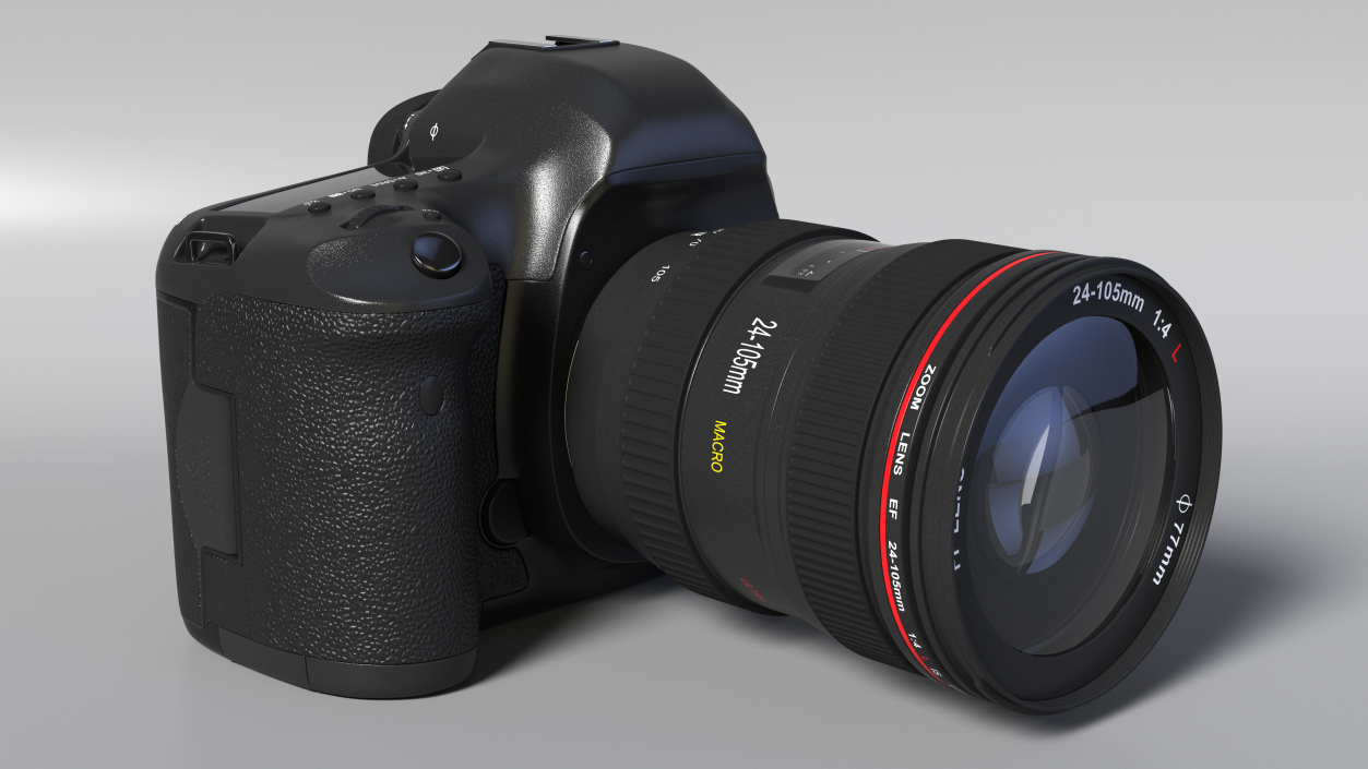 3D Digital SLR Camera model