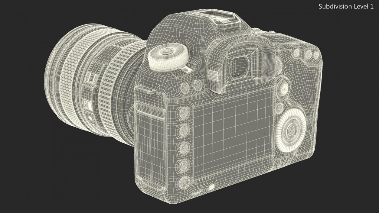 3D Digital SLR Camera model