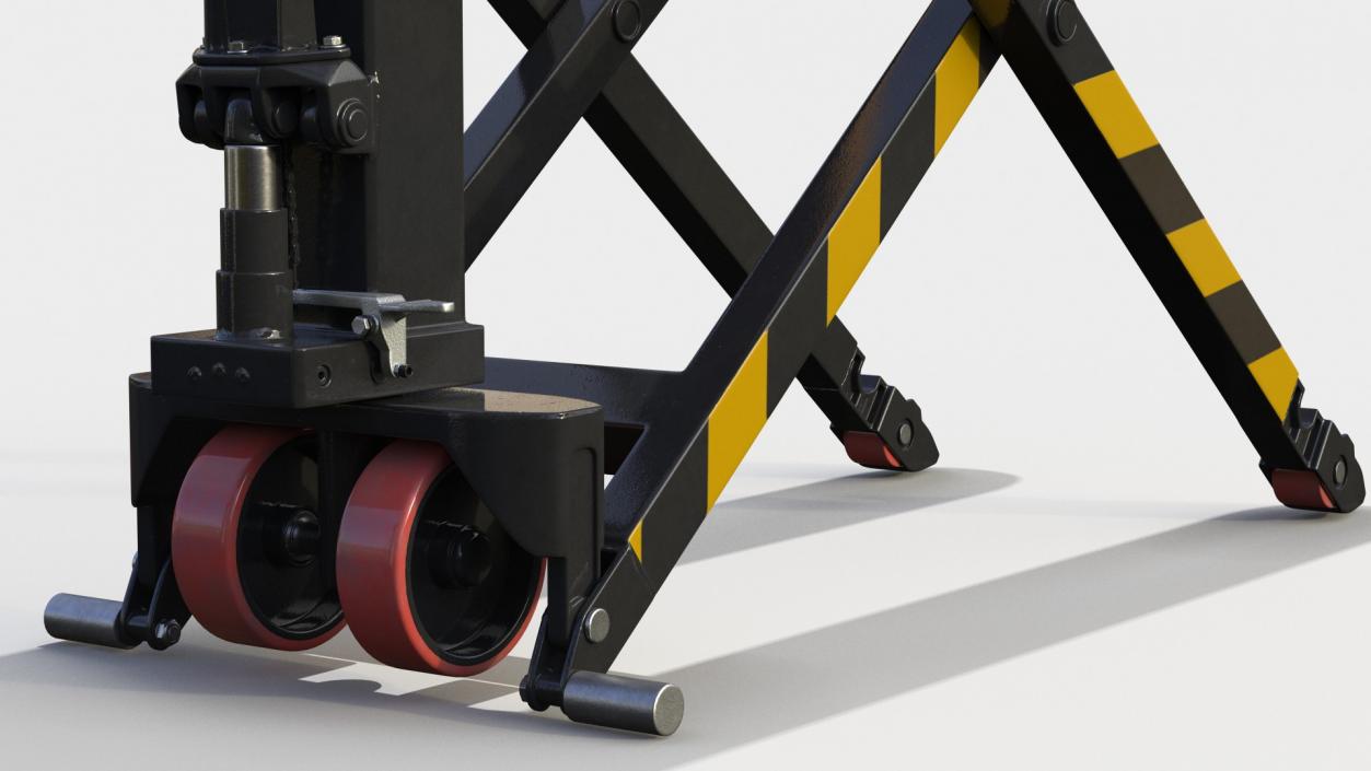 3D Scissor High Lifting Pallet Truck model