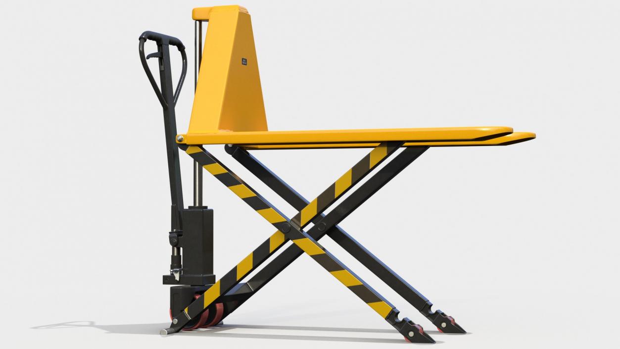 3D Scissor High Lifting Pallet Truck model