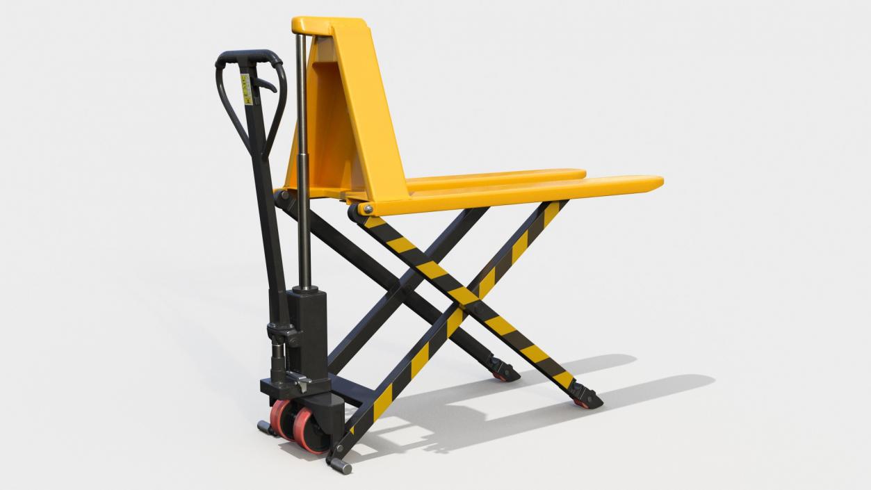 3D Scissor High Lifting Pallet Truck model