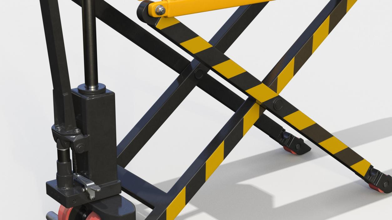 3D Scissor High Lifting Pallet Truck model